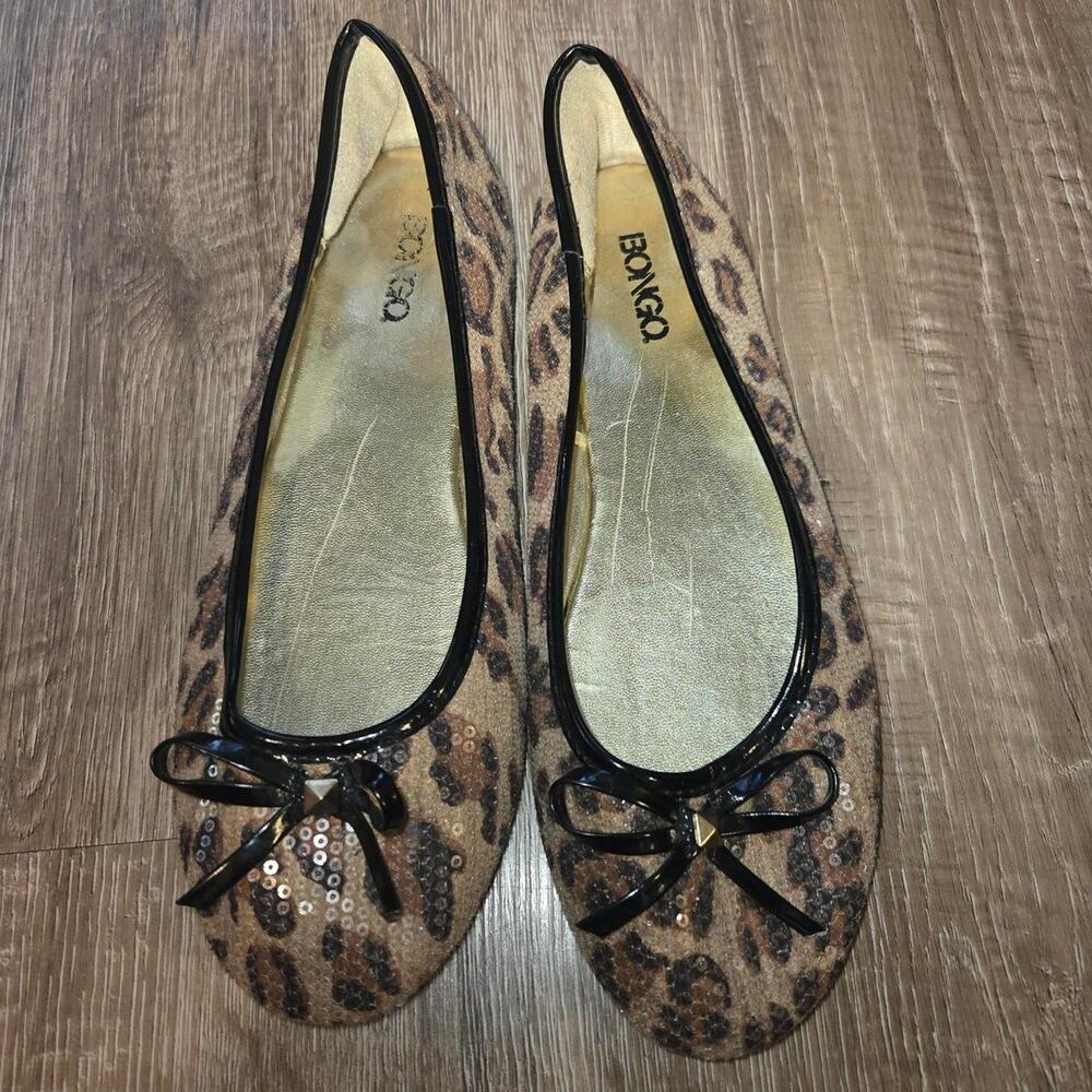 Y2k bongo leopard sequin ballet
